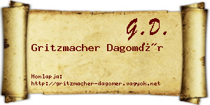 Gritzmacher Dagomér névjegykártya